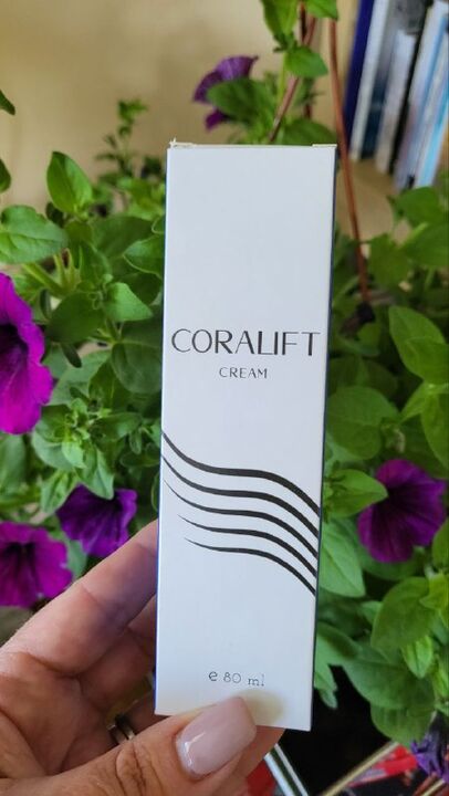 Coralift krem ​​kullanma deneyimi, ambalaj fotoğrafı